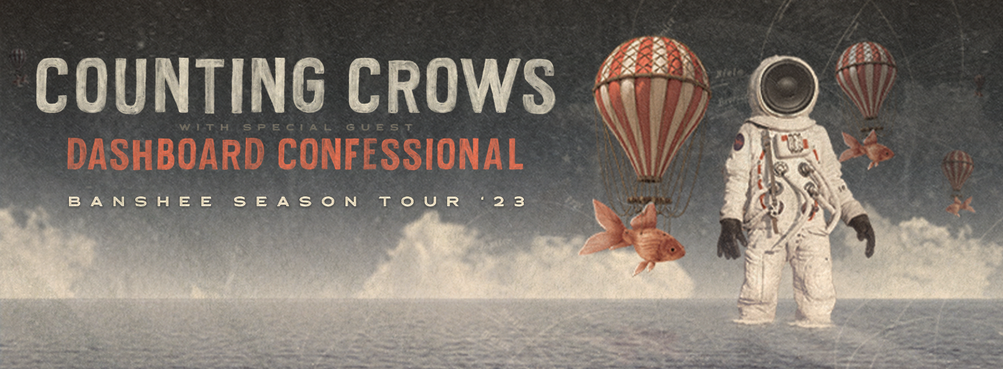 Counting Crows Announce Banshee Season Tour with Special Guest Dashboard  Confessional | Providence Performing Arts Center