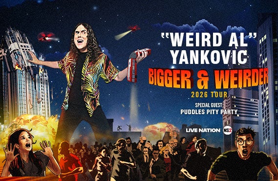 More Info for "Weird Al" Yankovic: Bigger & Weirder 2026 Tour