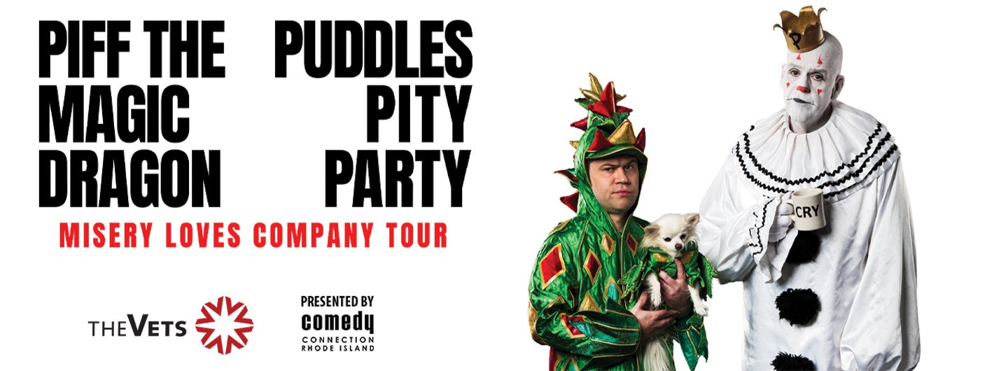 AT THE VETS: Piff The Magic Dragon & Puddles Pity Party: Misery Loves Company Tour