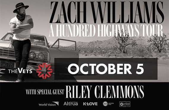 More Info for Zach Williams: A Hundred Highways Tour